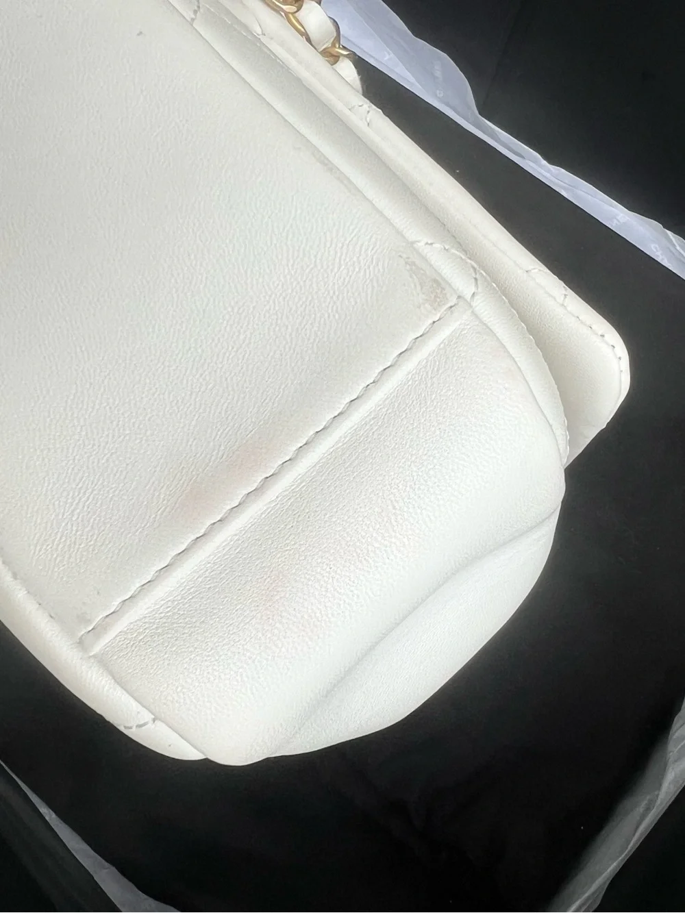 Chanel A Real Catch Flap Bag Leather Large Jumbo Size